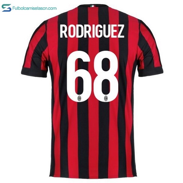 Camiseta Milan 1ª Rodriguez 2017/18